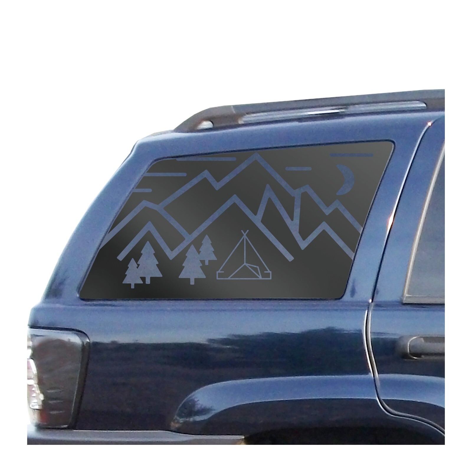 Minimalist outdoor scene design Decals for 1999-2004 Jeep Grand Cherokee WJ1-CX1