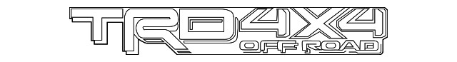 Genuine Toyota Truck Bed Decal 75996-0C080-A0