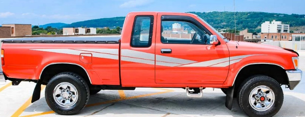 VINTAGE RETRO STYLE VINYL GRAPHICS DECALS SET FIT 89/94 TOYOTA PICKUP