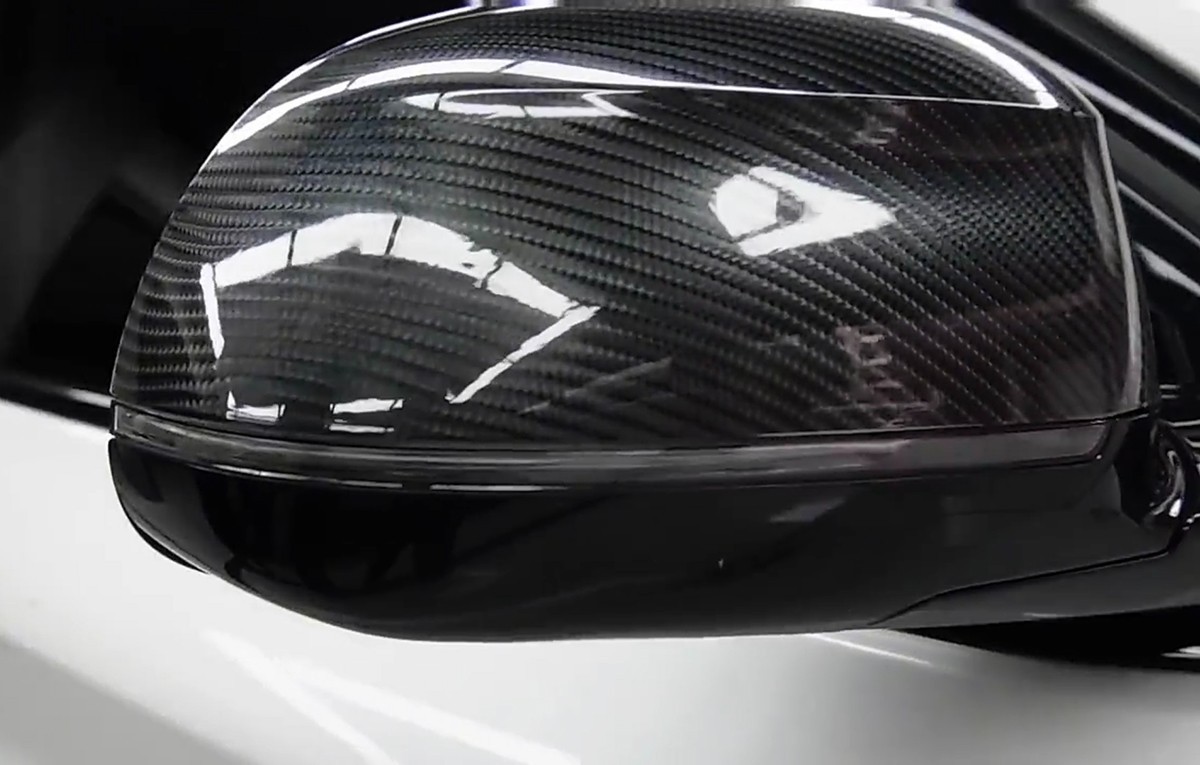 24″X60″ Most Realistic Gloss Black Carbon Fiber Wrap Vinyl Air Release 2X5FT