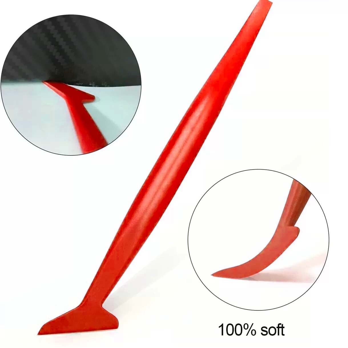 Car Squeegee for Windshields Glass Vinyls, Bulldozer Squeegee Window Tint Kit