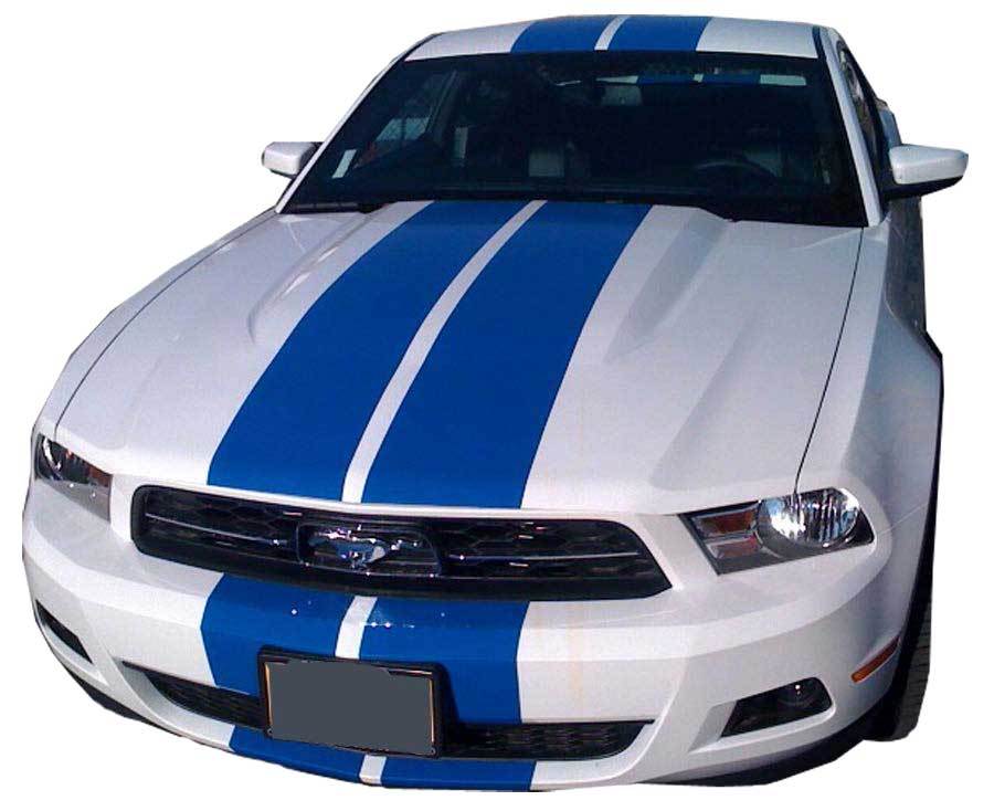 FOR ALL FORD MUSTANG 10 INCH TWIN Racing Stripes Vinyl Graphic Decal 36 FEET
