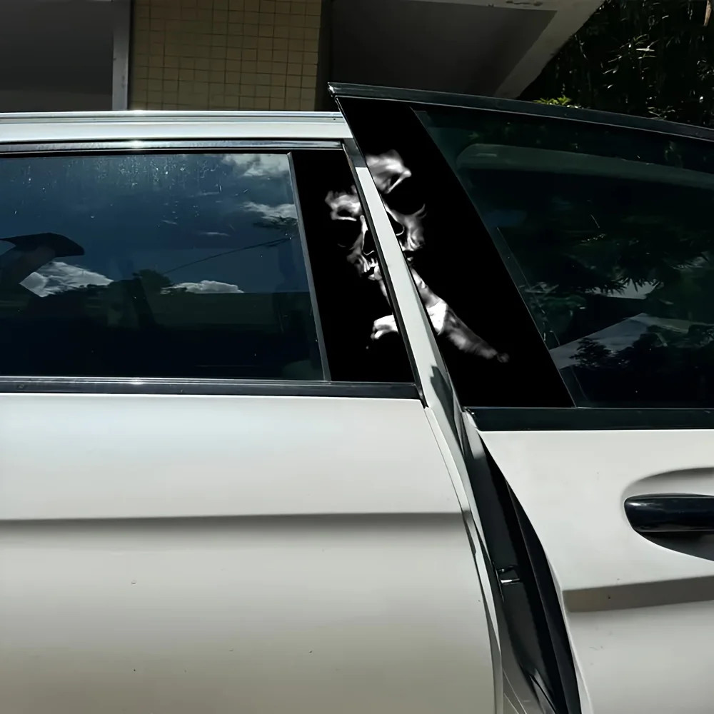 2 pieces of “Do Not Make Noise” Car B Pillar Sticker Center Column Cover Decals