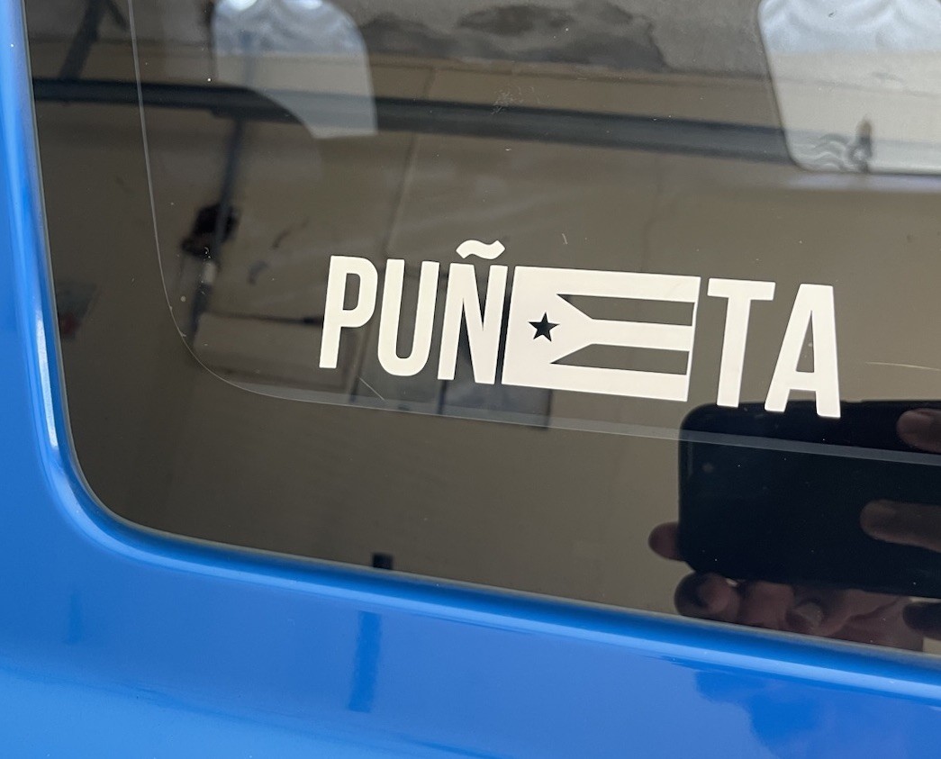 Puñeta PR Puerto Rico Flag Vinyl Decal Sticker Oracal 651 Car Truck Window