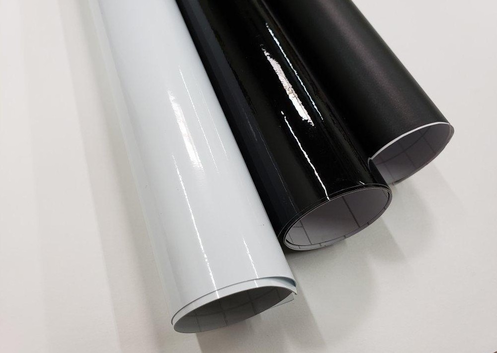 Gloss Matte Black White 2.5FT Wide Vinyl Car Wrap Film Auto Decal Sticker Roll