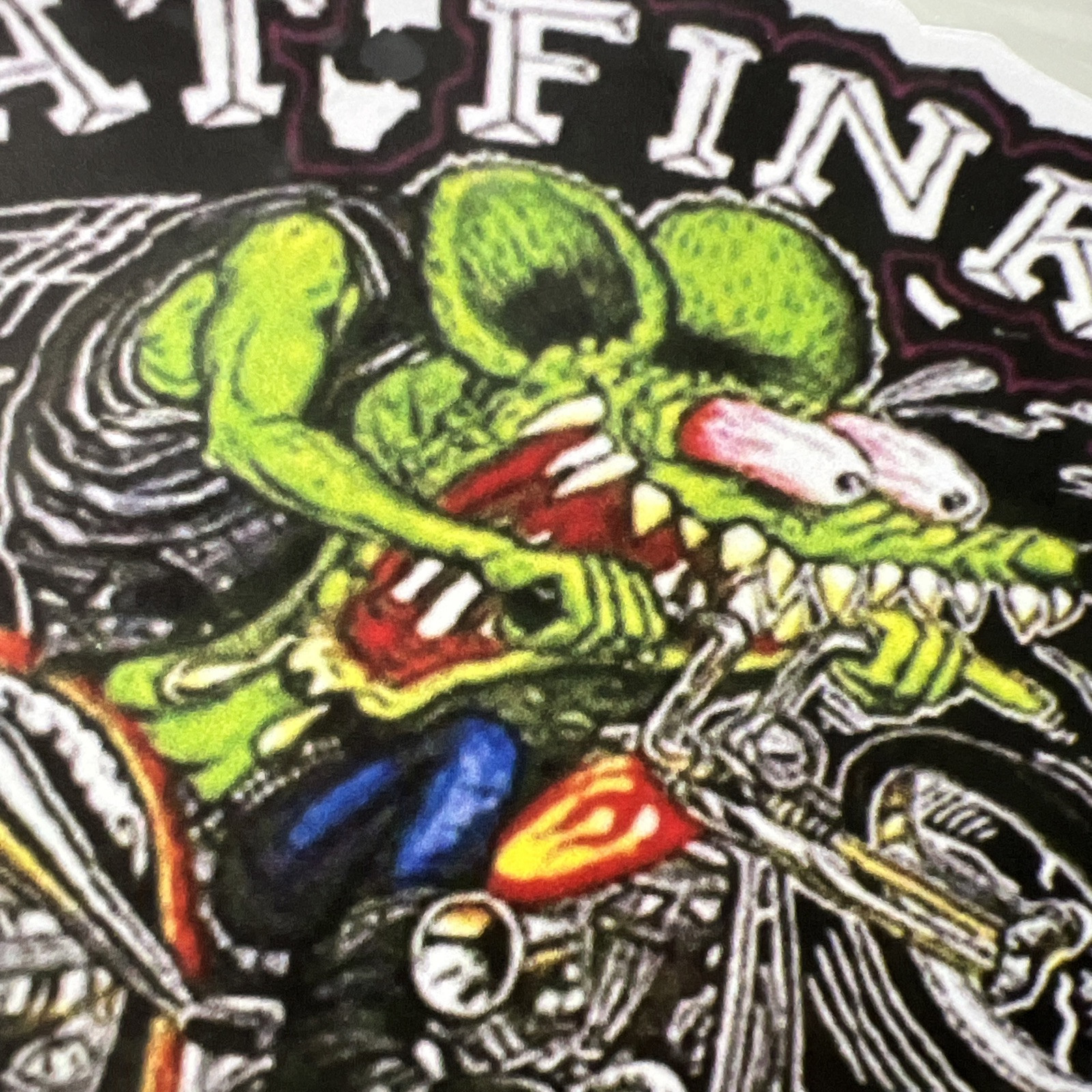 🔥 LG 6” Rat Fink Choppers Die-Cut Sticker Ed Big Daddy Roth Hot Rod Art Car