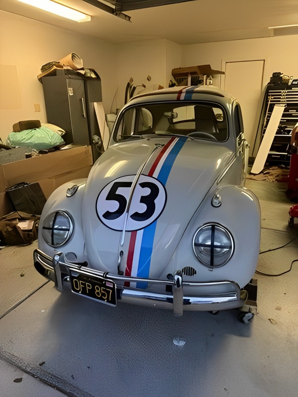 HERBIE “LOVE BUG” vehicle reproduction kit VW w/ extra stripe – LAMINATED