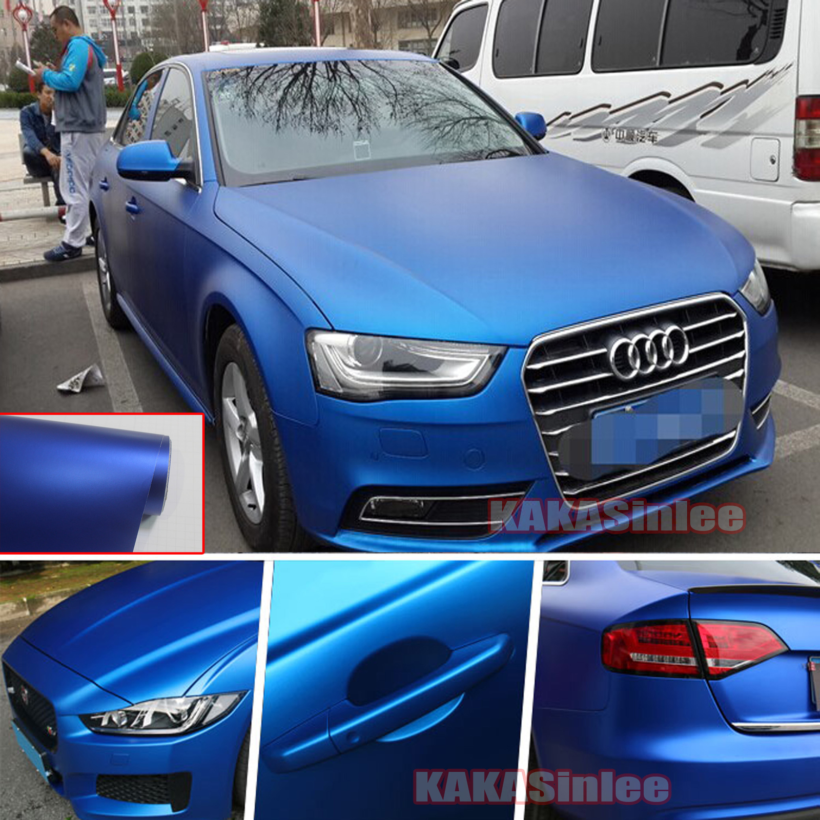 Entire Car Vinyl Wrap – Glitter Pearl Metal Satin Chrome Chameleon Sticker ABUS