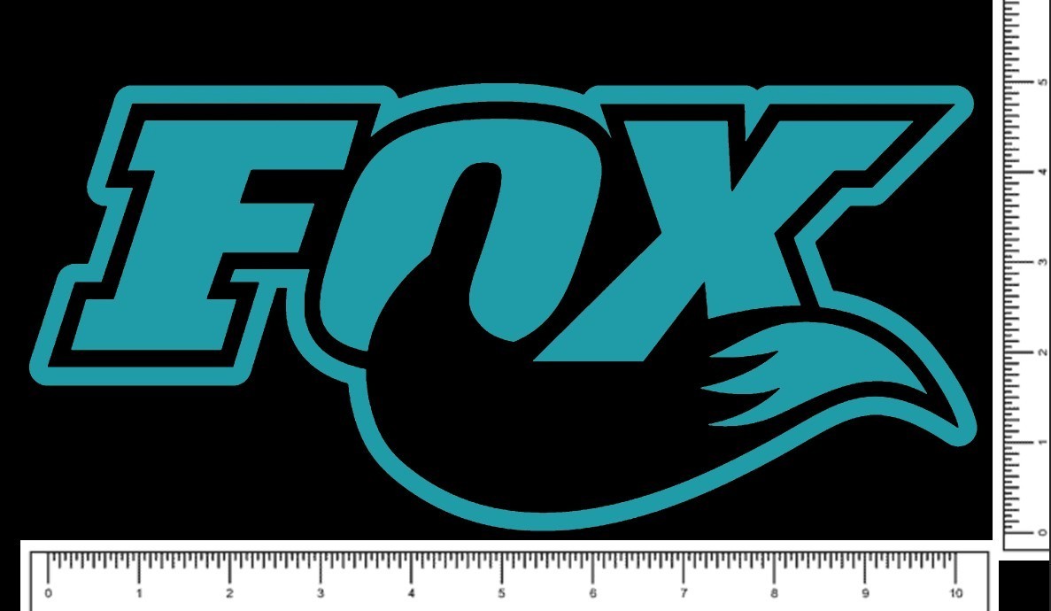 Fox Shocks 10″ Die Cut Team Sticker Motocross UTV Racing Decal 10″