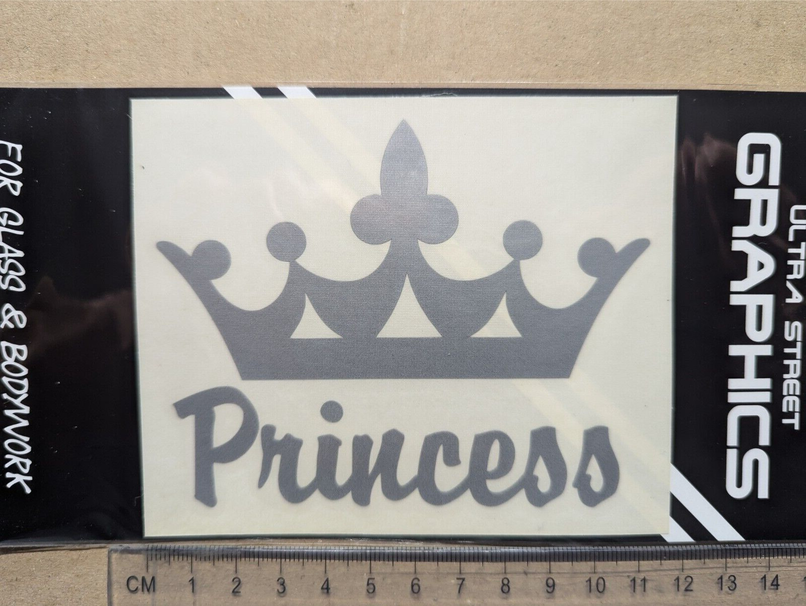 Princess Funny Sign Car Van Vinyl Bumper Sticker Decal Emblem Window