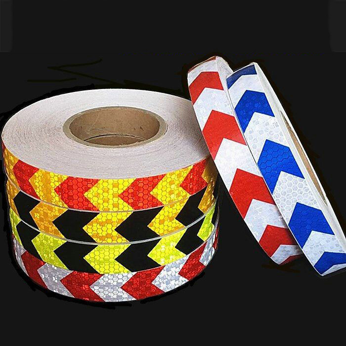 10-30M Reflective Safety Warning Strip Tape Car Door Bumper Reflector Stickers