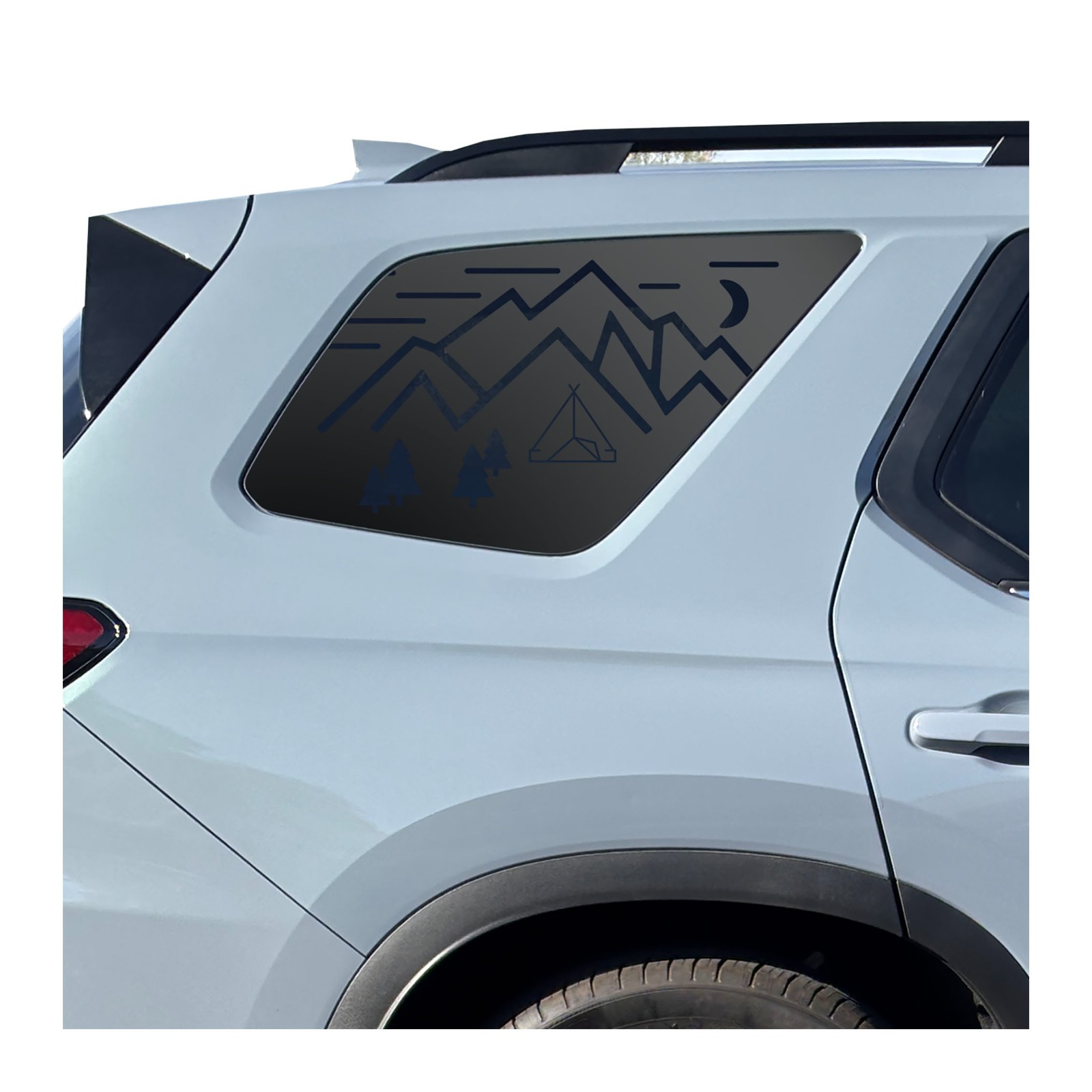 Minimalist Outdoor camping design decal for Honda Pilot 2024-2025 HG4-CX1