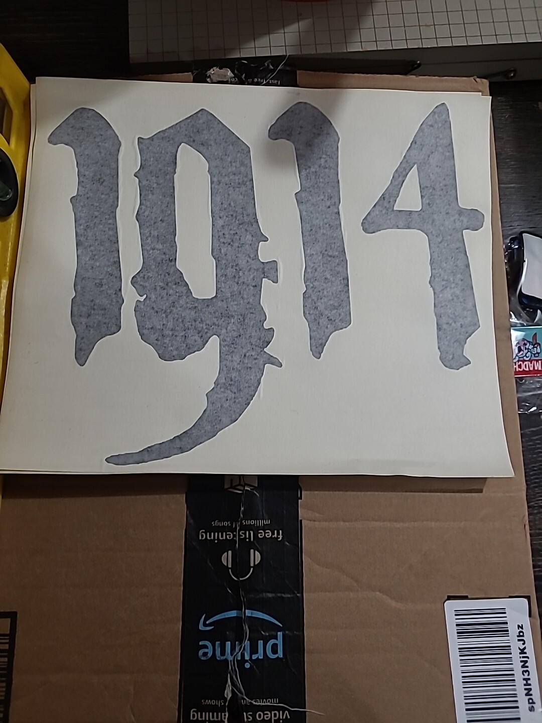 1914 SRH car Decal 12in By 10in New