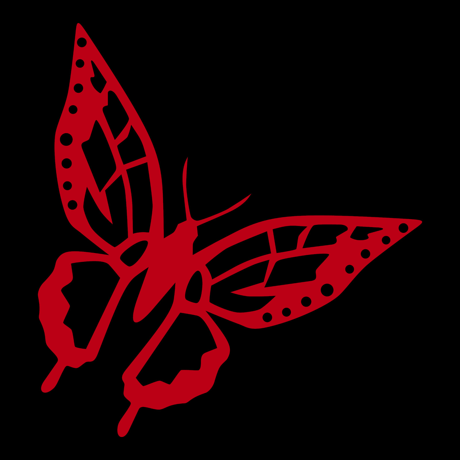 Pretty Butterfly Car Truck Window Wall Laptop Gift Vinyl Decal Sticker.
