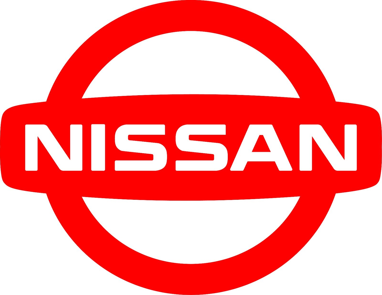Custom Nissan Badge Emblem Die Cut Vinyl Decal Multiple Colors and Sizes