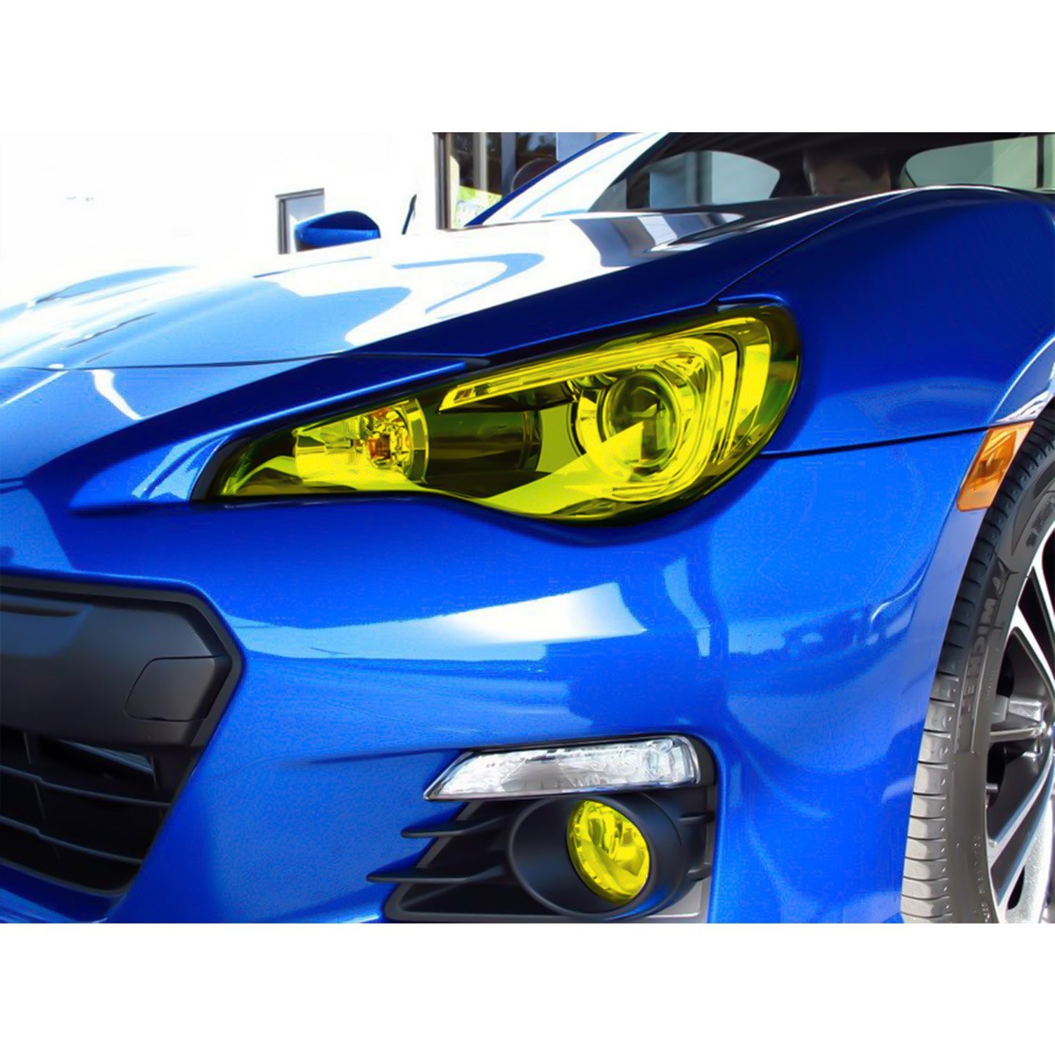 Self-Adhesive Gloss Headlight Taillight Fog & Brake Light Tint Film Vinyl Wrap