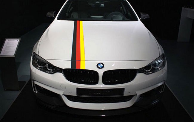 (1) 10″ Euro Color Stripe Decal Sticker For Car Exterior or Interior Decoration