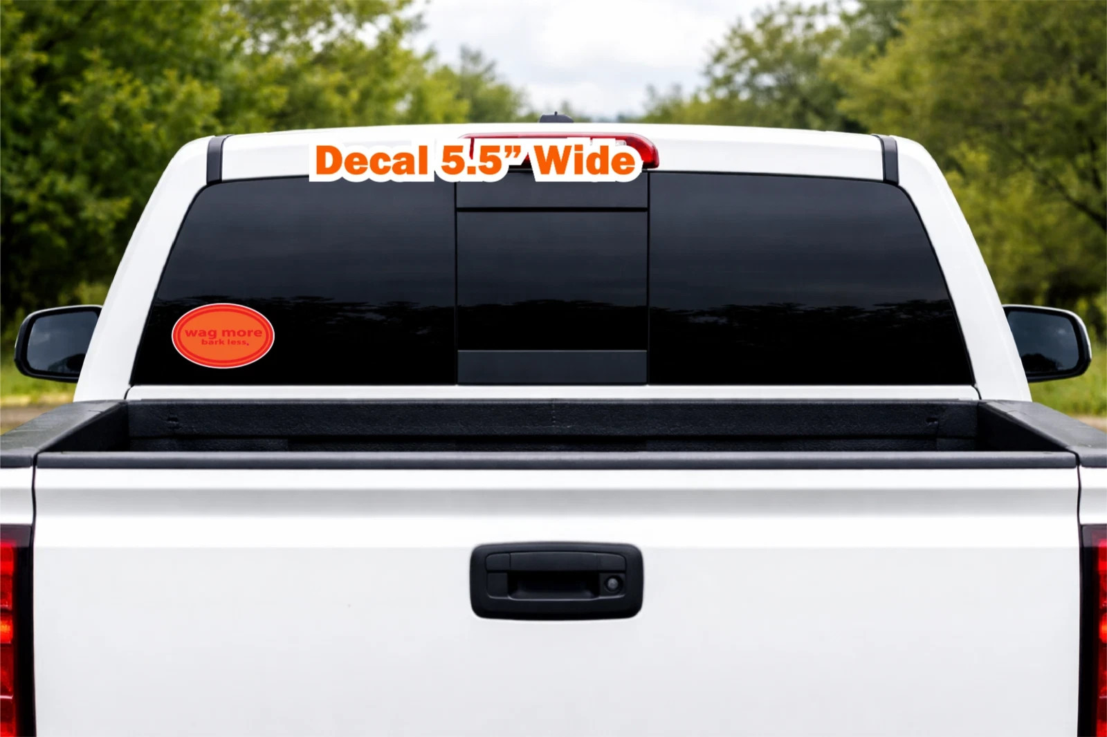 Wag More Bark Less Dog Decal Sticker D68 Free Same Day Shipping