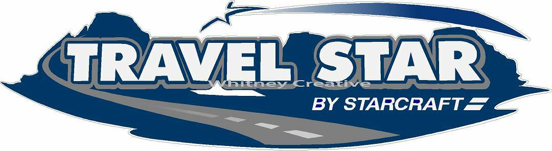 TRAVEL STAR by Starcraft RV LOGO 2008 decal Graphic 45″X12.25″ Made fresh!