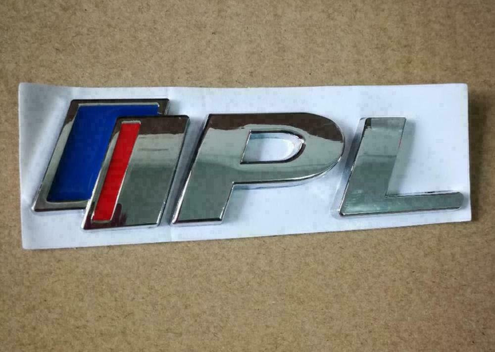 New IPL 3.7 S Metal Emblem Badge Decal Grill BADGE OR Trunk BADGE for Q50 Q50L