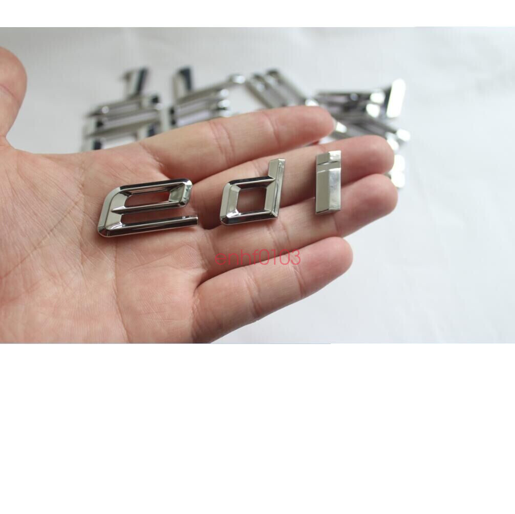 Chrome Number Trunk Rear Letters Word Emblem Badge Emblems for BMW 3 Series 335i