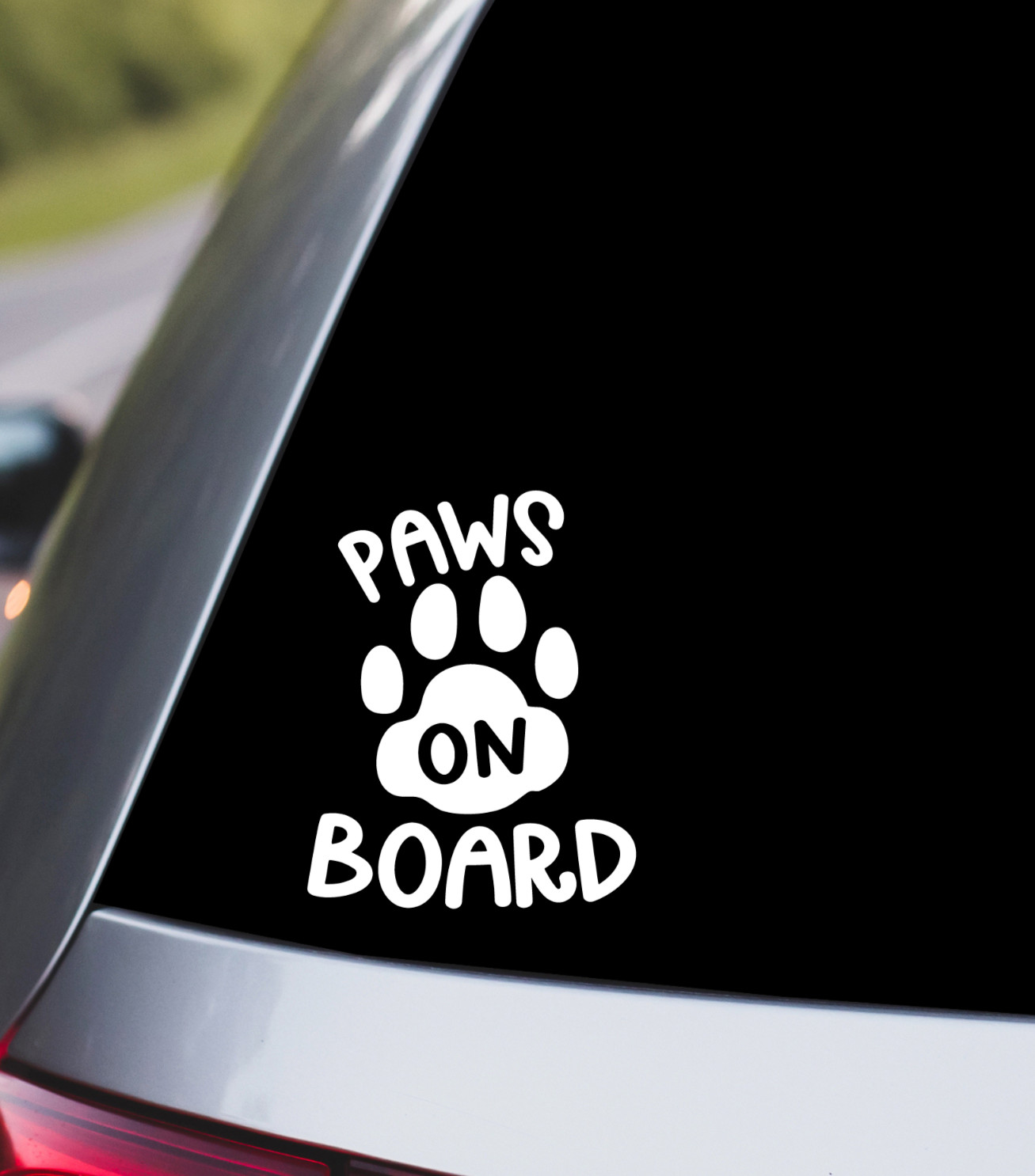 Pet on board Car Decal Dog Lover Sticker Window Vehicle Vinyl Free Shipping!!