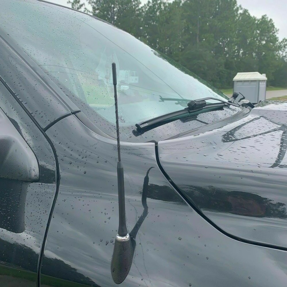 11 Black Antenna Mast Power AM/FM Carbon Fiber For Toyota 4Runner/Camry/ M