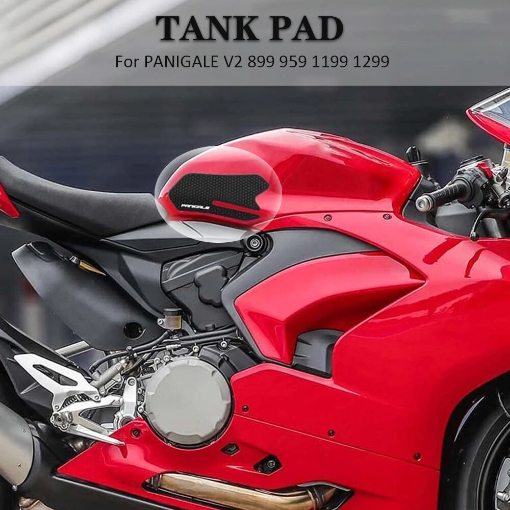 Traction Tank Pad set For DUCATI PANIGALE V2 899 959 1199 1299 Anti Slip Sticker