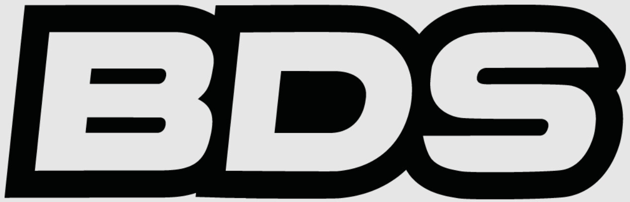 BDS Suspension Decal Sticker Black 10×3 Die cut (each) MADE IN US