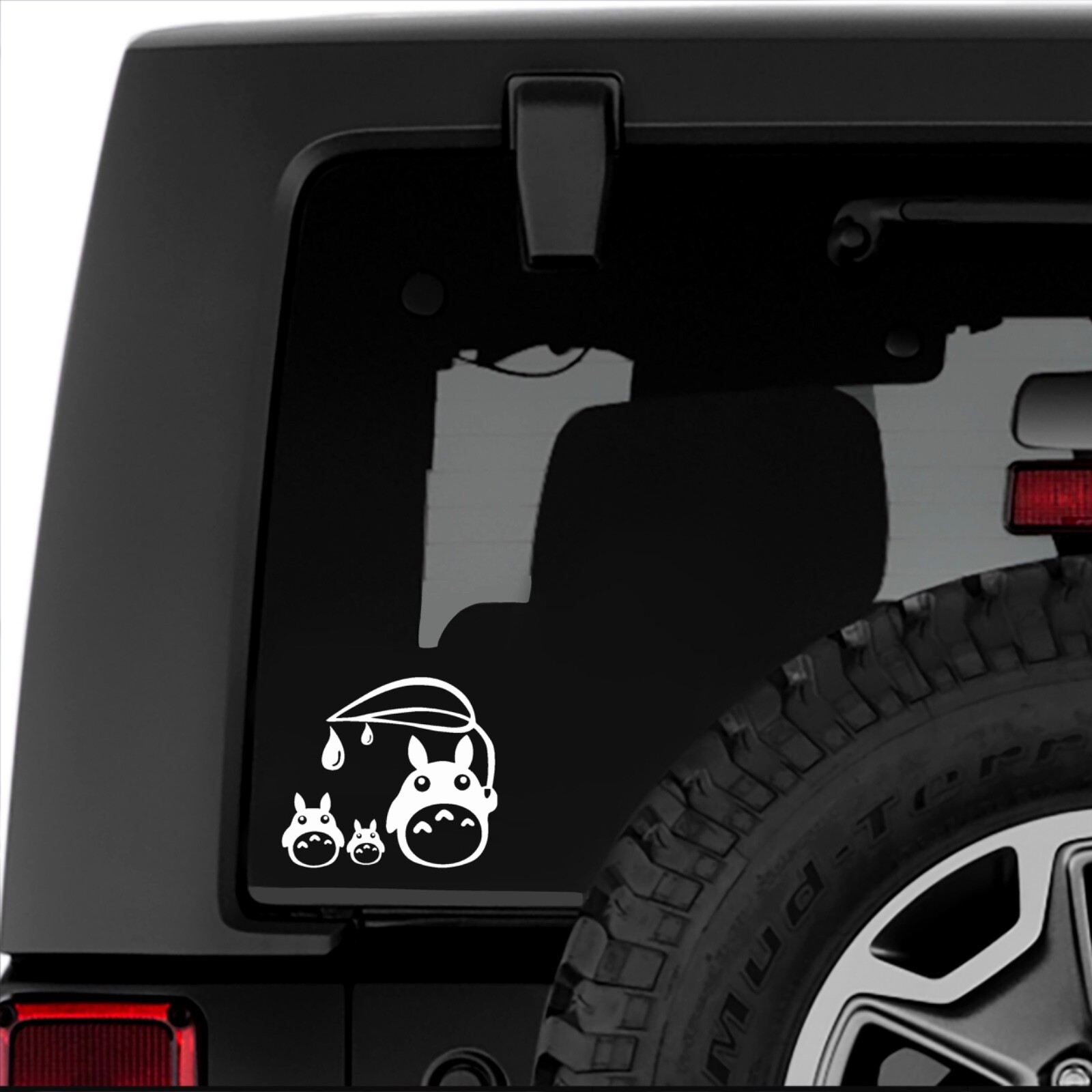 ANIME HOWLS MOVING CASTLE SPIRITED CAR WINDOW STICKERS WATERPROOF VINYL DECAL