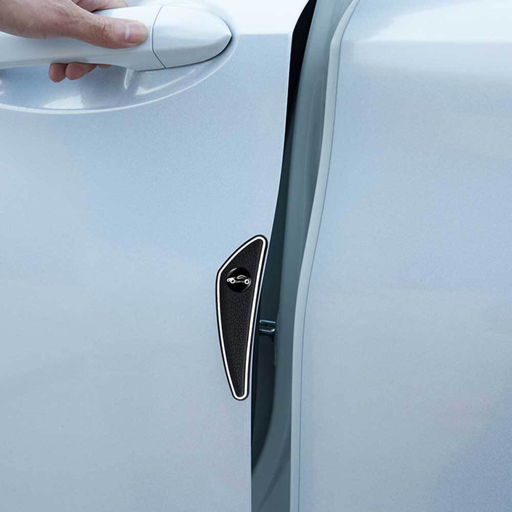 4pcs Car Door Edge Guard Strip Anti-Scratch Protector Stickers Car Accessories