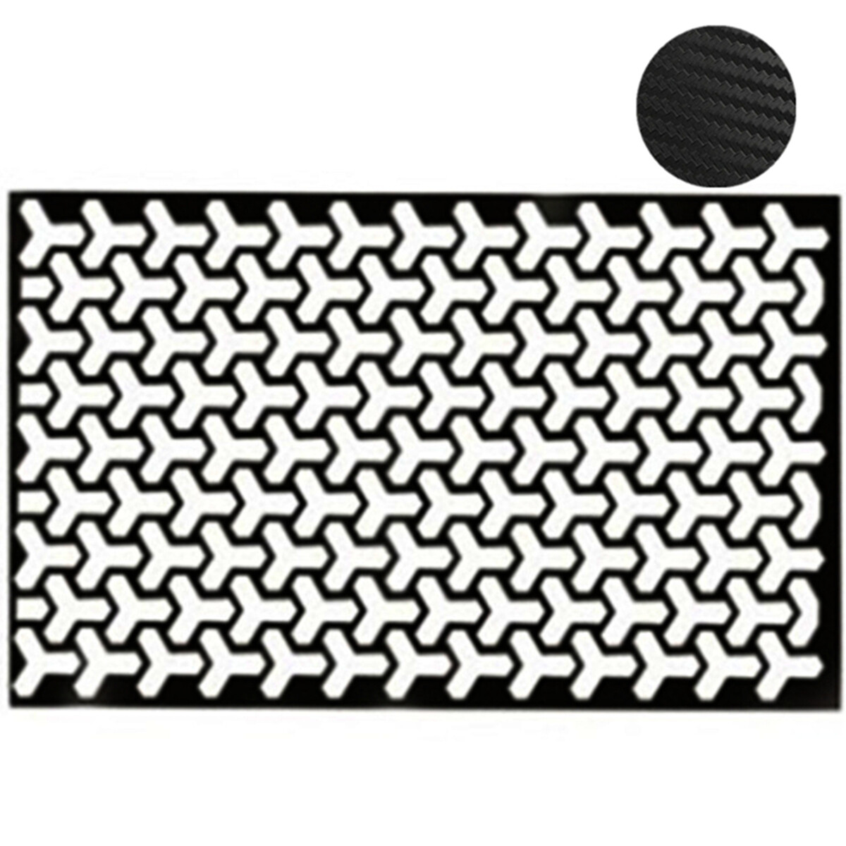 2Pcs Car Rear Tail Light Film Cover DIY Honeycomb Sticker Auto Decoration Decals