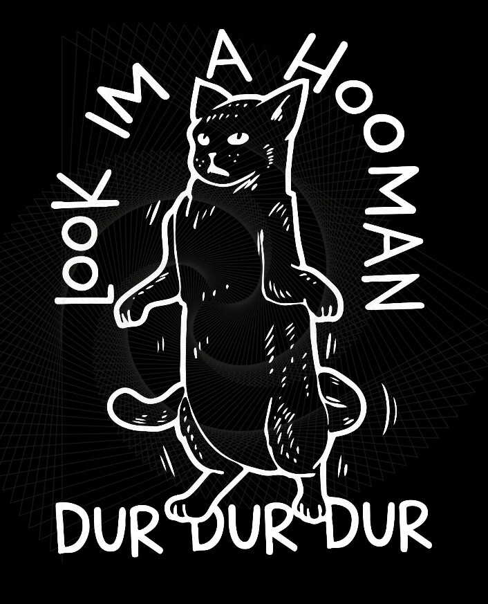4” People Suck Sticker Look I’m A Human Hilarious Joke Kitty Meow Stupid Work