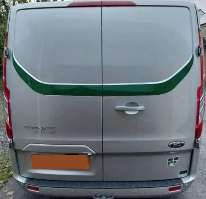 Fits Ford Transit Custom Graphics Side Stripe Wing Bonnet Rear Decals Sport
