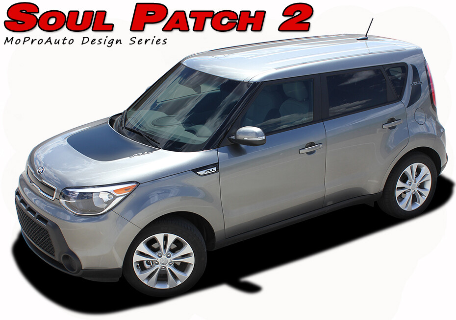 Fits 2014-2019 KIA SOUL Patch 3M Pro Vinyl Graphics Stripes Decal Hood Body Side