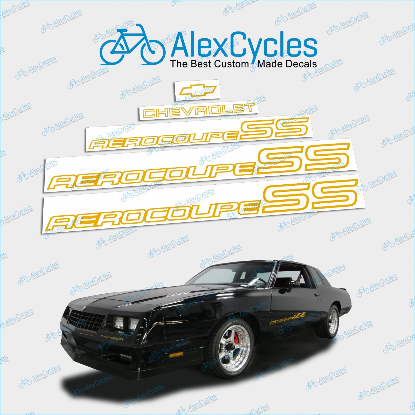 AEROCOUPE SS Replacement Restoration Decals Stickers for Monte Carlo SS 85 1986