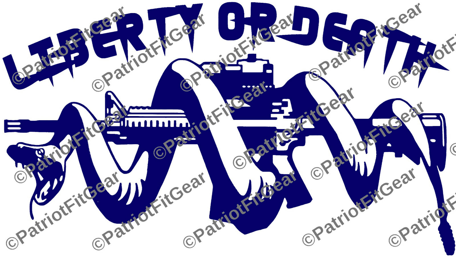 Liberty Or Death,8″x4.5″,Second Amendment,2A,Molon Labe,Snake Coiled,Vinyl Decal