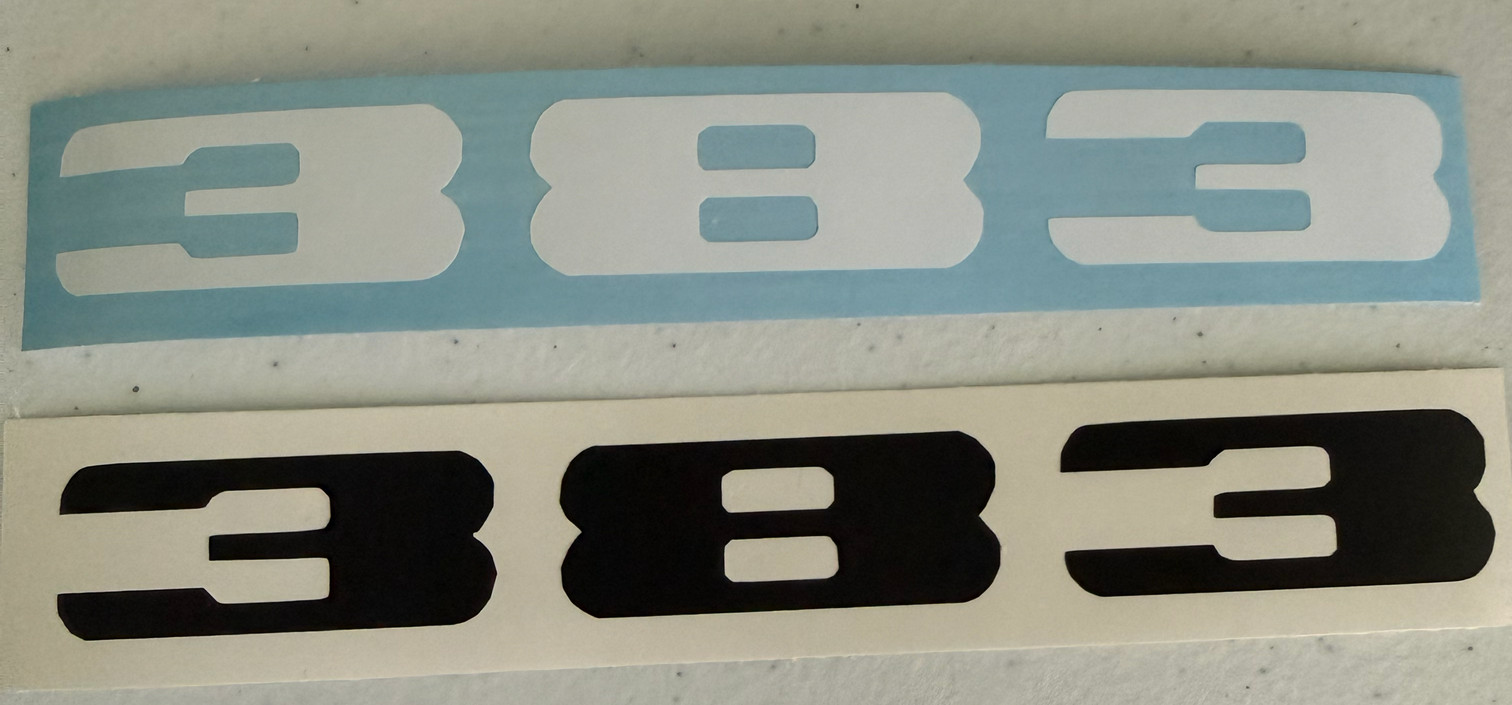Custom 383 Automotive Decal Set Universal Fit