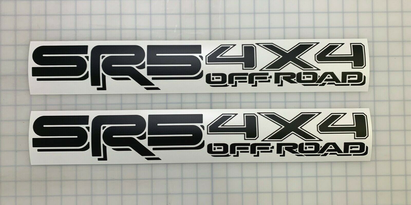 Set of 2: SR5 4X4 off road decal sticker fits Toyota Tacoma Tundra pickup truck
