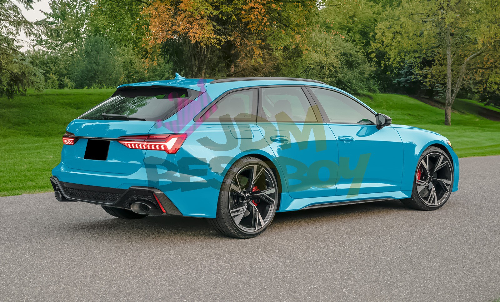 Color PPF Paint Protection Film Gloss Miami Blue Car Paint Scratch Shield Wrap