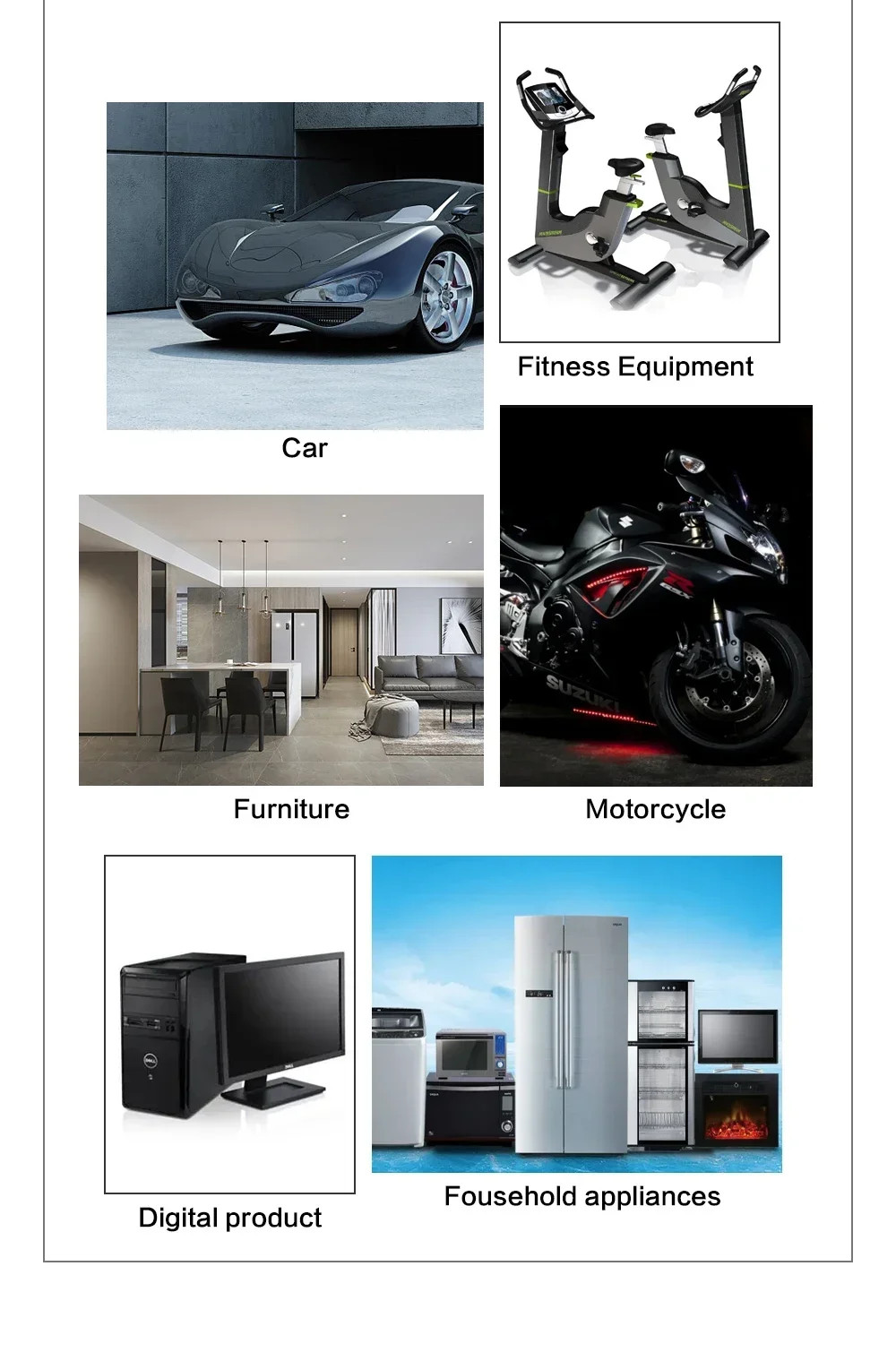 Glossy Silver Grey Vinyl Wrap Film Air Release Car Motorcycle Sticker Sheet