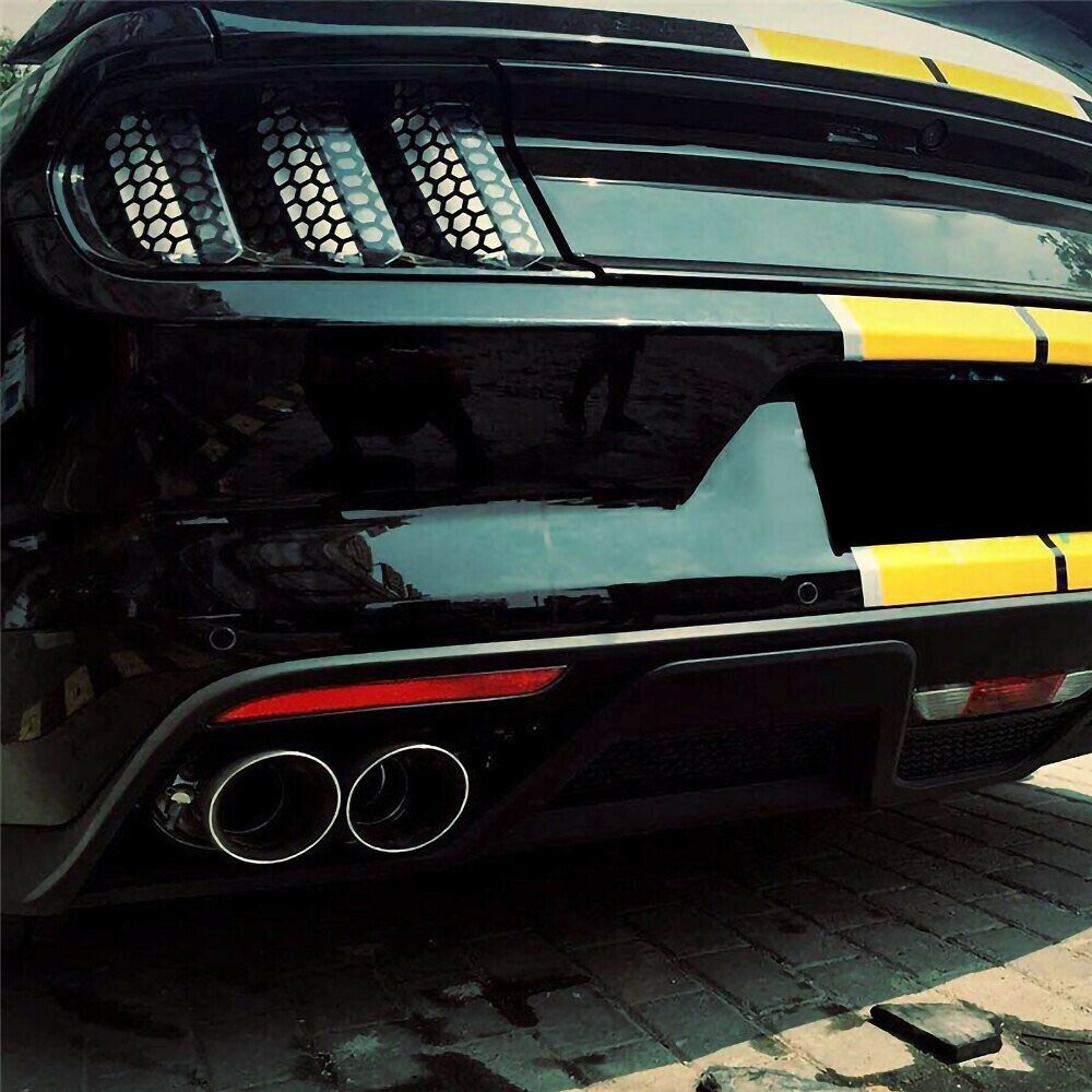 1X Honeycomb Rear Tail Light US Cover Decal Sticker Tail-lamp Car Accessories XH