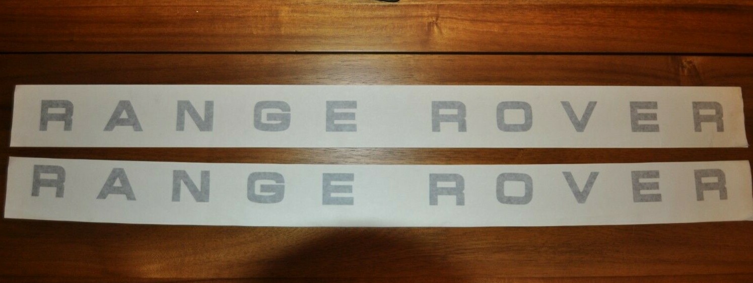 Range Rover Bonnet hood and rear decals 1988 up RESTORE CORRECT