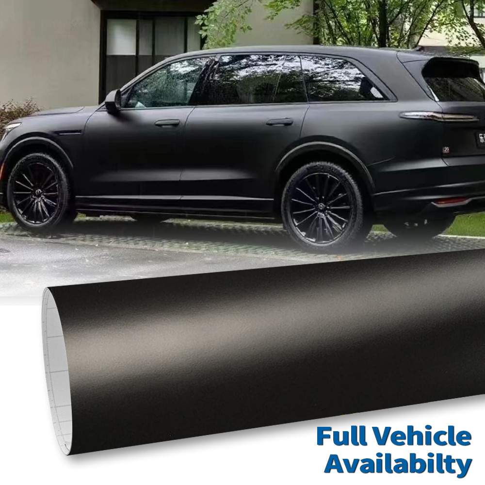 Genuine Matte Black Vinyl Wrap Car Auto Sticker Film Decal Bubble Free Sheet USA