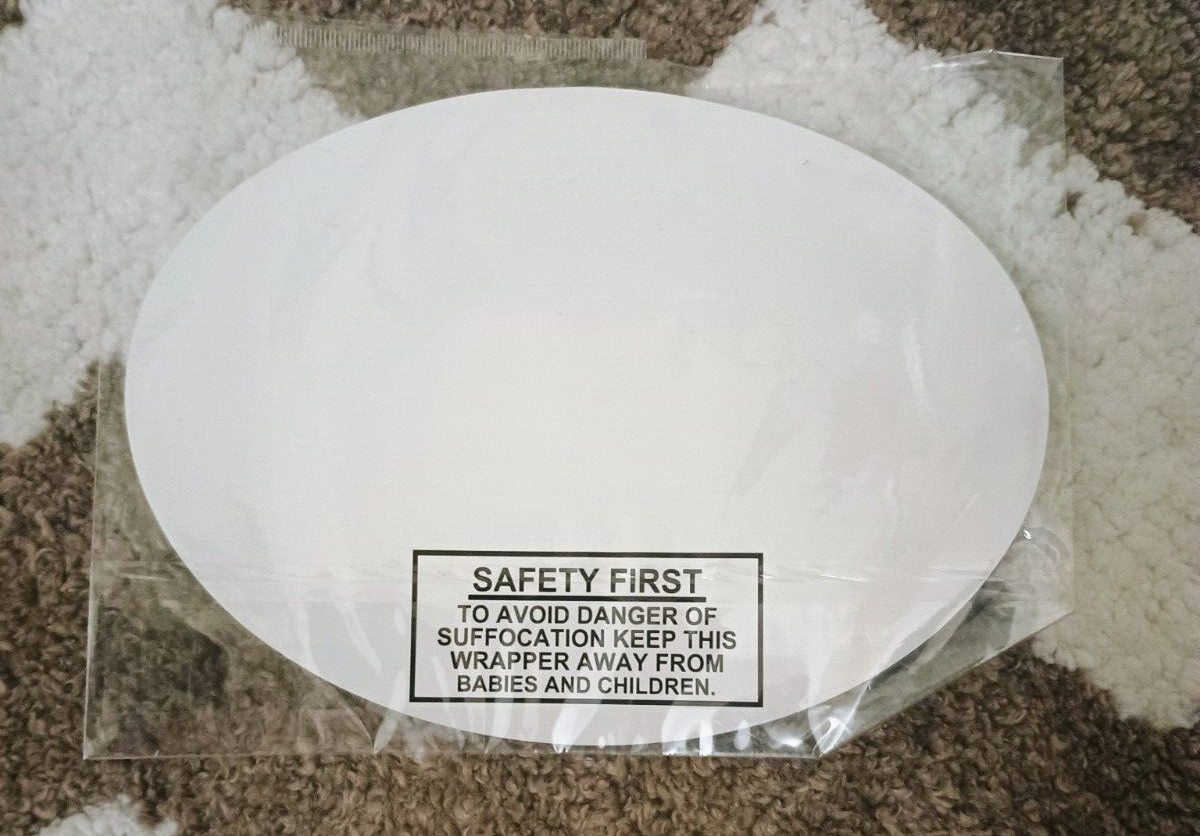 GB Great Britain EU European Union OVAL STICKER Van Car Bumper SEALED 7″ x 5″