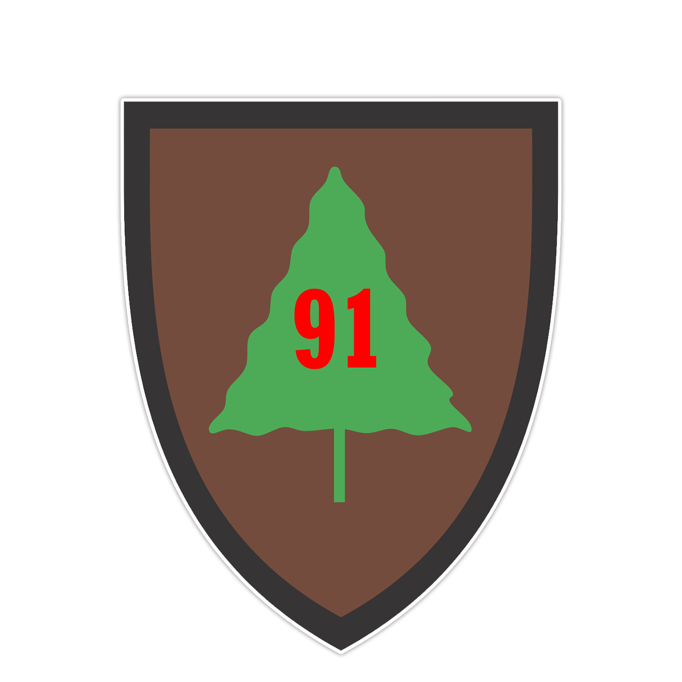 91st Infantry Division Sticker Military Vinyl Soldier Decal 5″