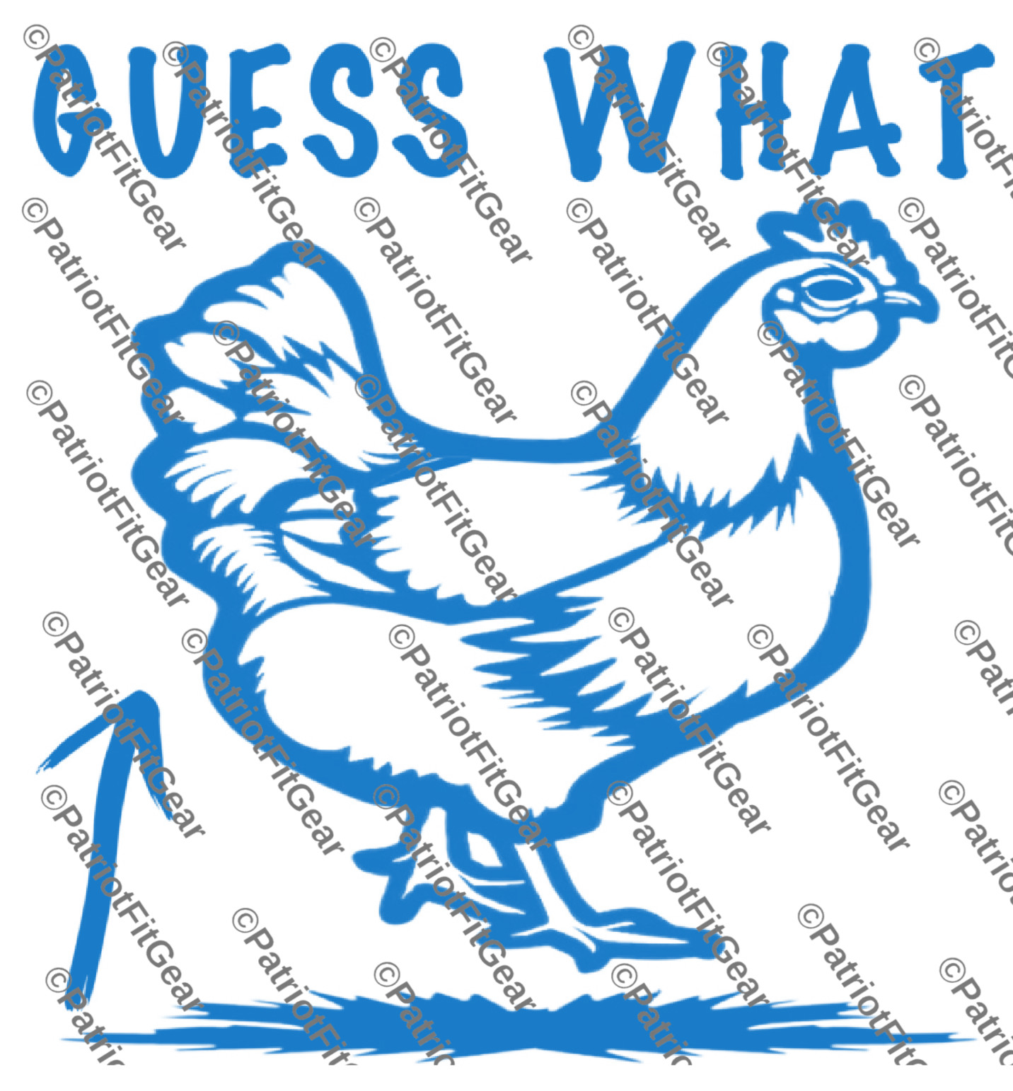 Chicken,Guess What Chicken Butt, Fowl, Poultry Farm, Hen,Pullet,Vinyl Decal