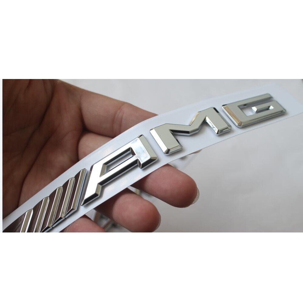 E43 Biturbo 4MATIC Emblem Fender Trunk Badge Chrome Silver for E-Class W212 W213