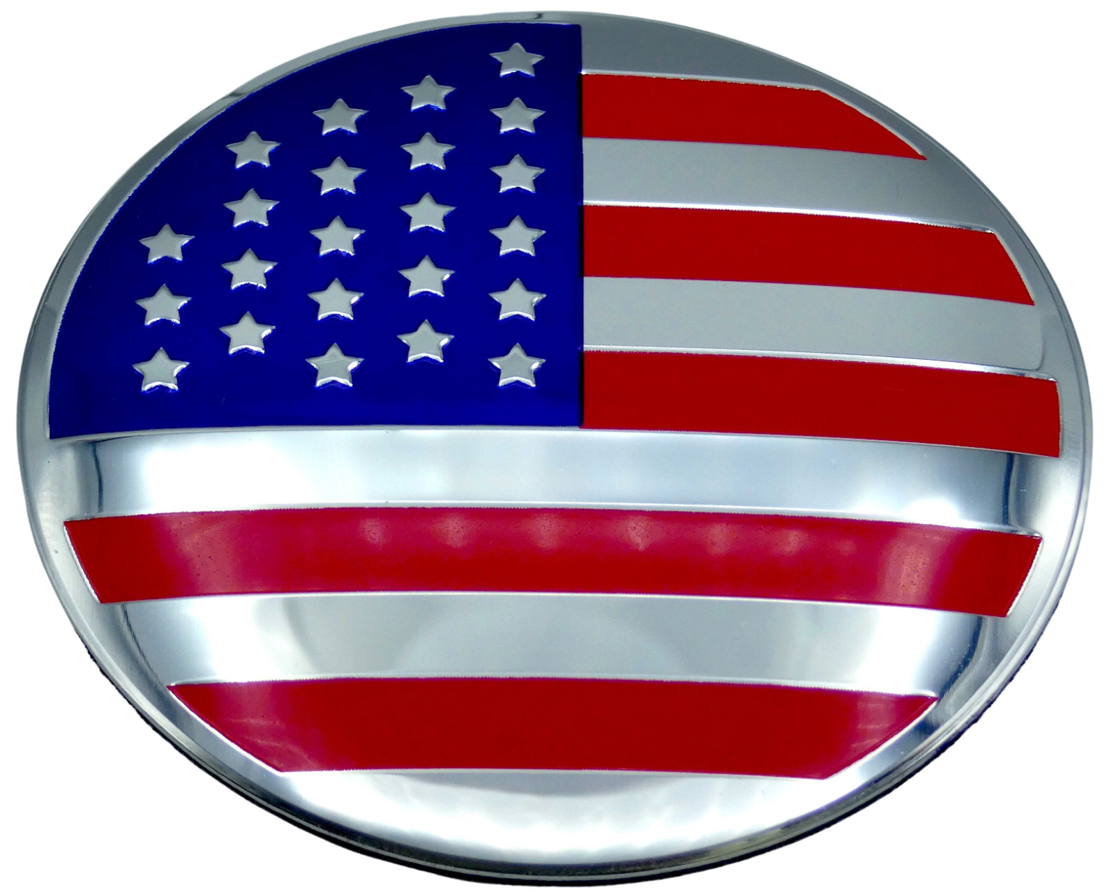 1x Aluminum Dome Shape American Flag Sticker Decal Emblem Badge Auto, Car, Truck