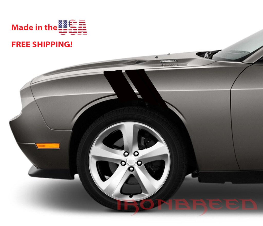 Fender Rally Stripes Hash Marks Fits: Charger Challenger Racing Decal Sticker